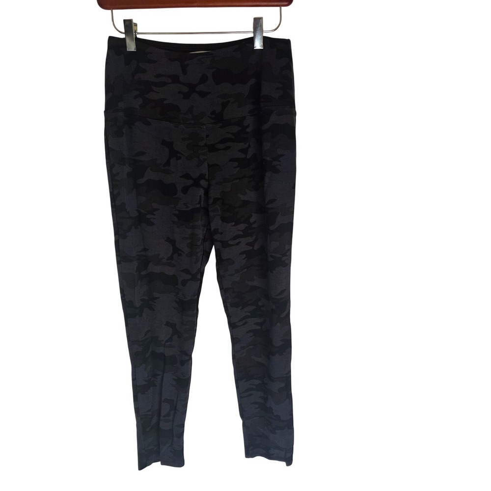 Rachel Zoe Womens High Rise‎ Camo Leggings Black Grey Camouflage Size L